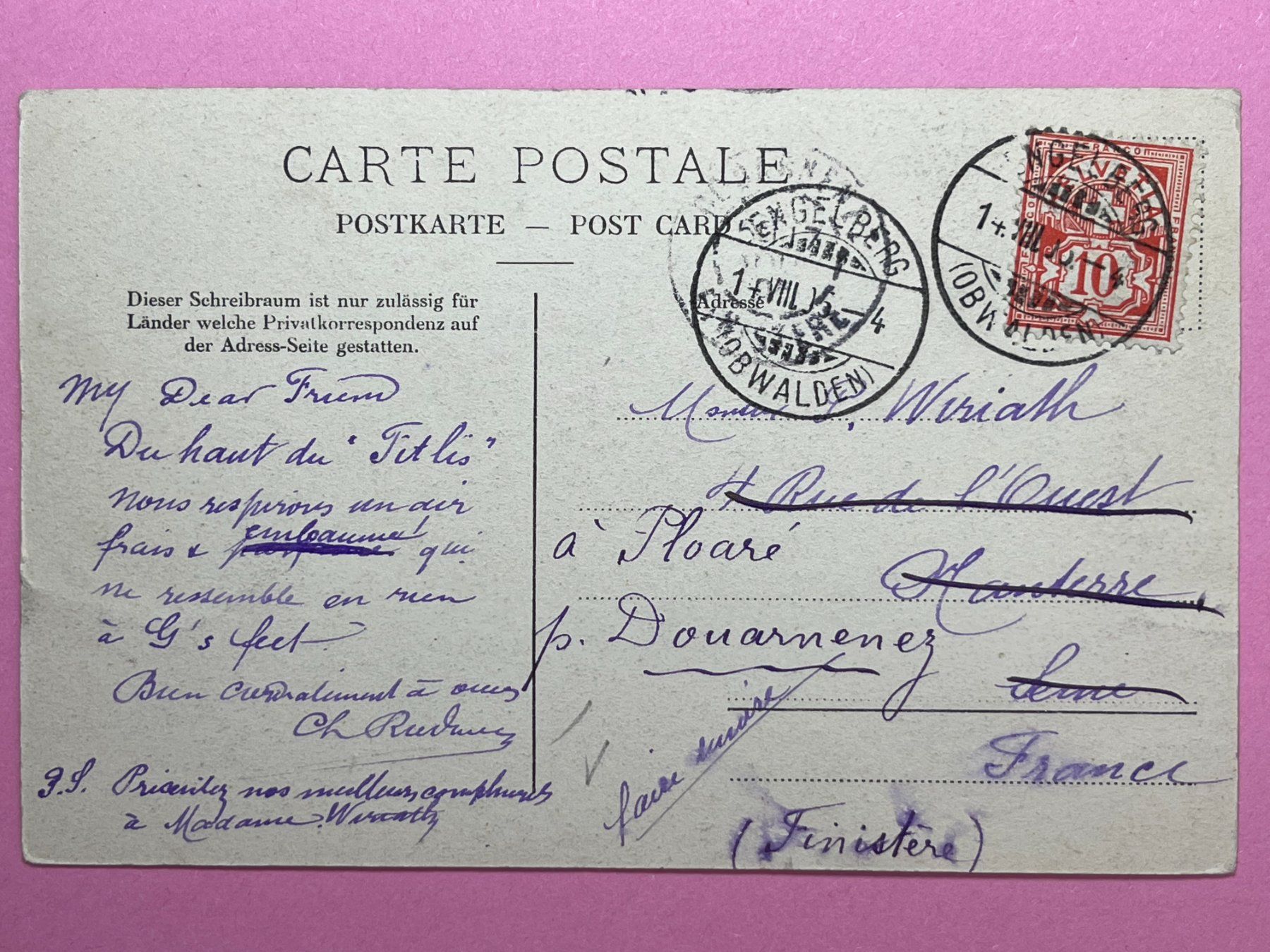 Cartoline postali: Engelberg und der Titlis – Usato da Steg VS venduto da danwer74 1