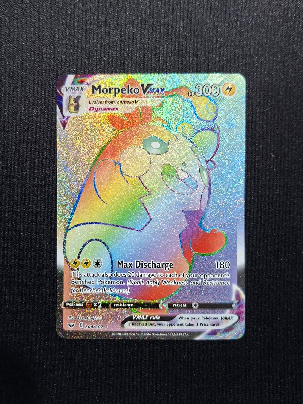 Pokémon Carte collezionabili: Pokémon Morpeko Vmax 204/202 - English – Usato da Valeyres-sous-Rances venduto da gegg
