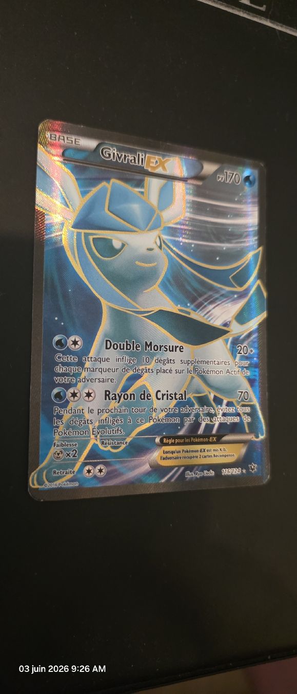Pokémon Carte collezionabili: Pokemon givrali ex 116/124 – Usato da Avully venduto da ber_5ryd