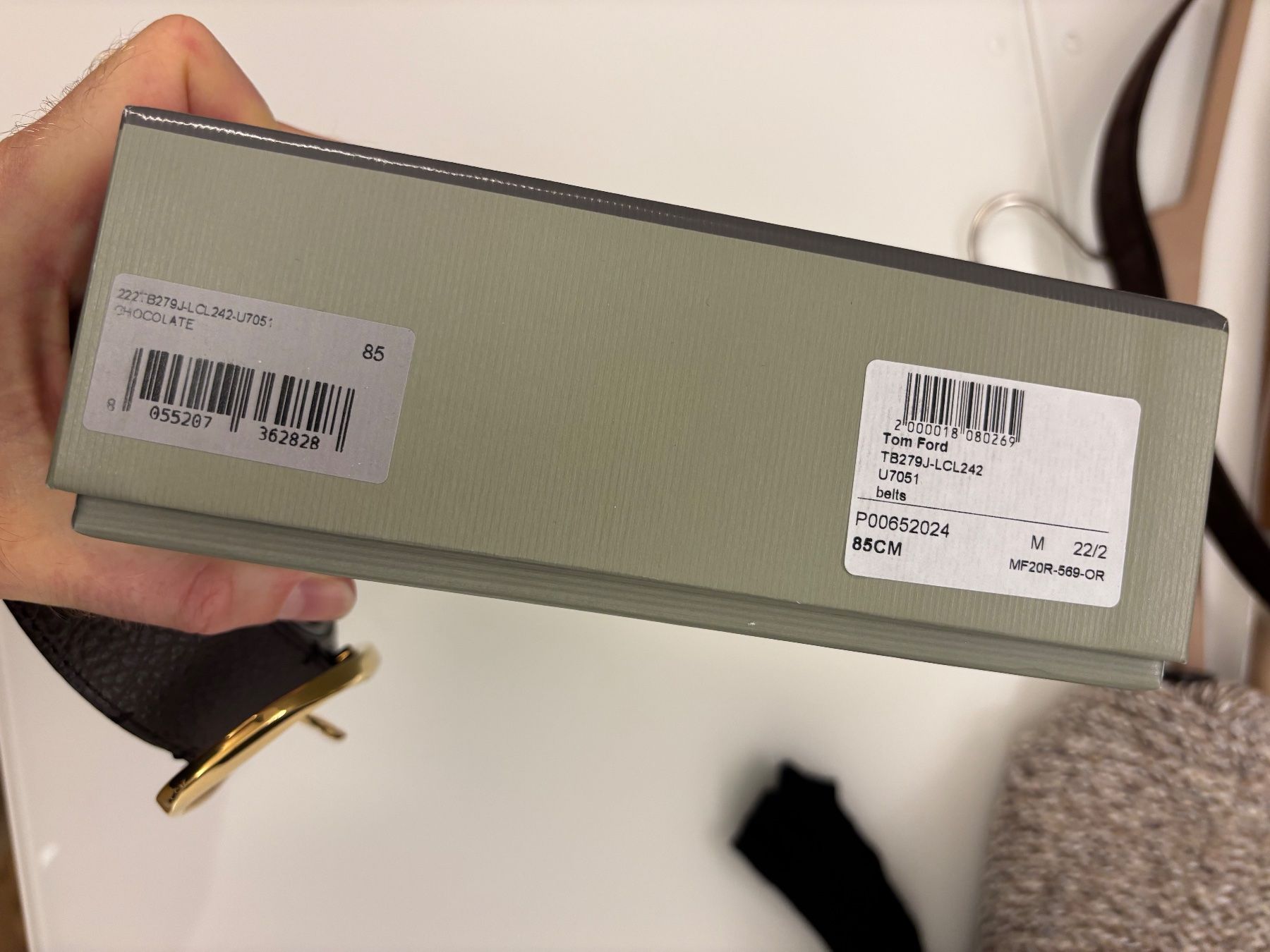 Gürtel: TOM FORD Ledergürtel (85cm) – Gebraucht aus Zürich von Falconking 5