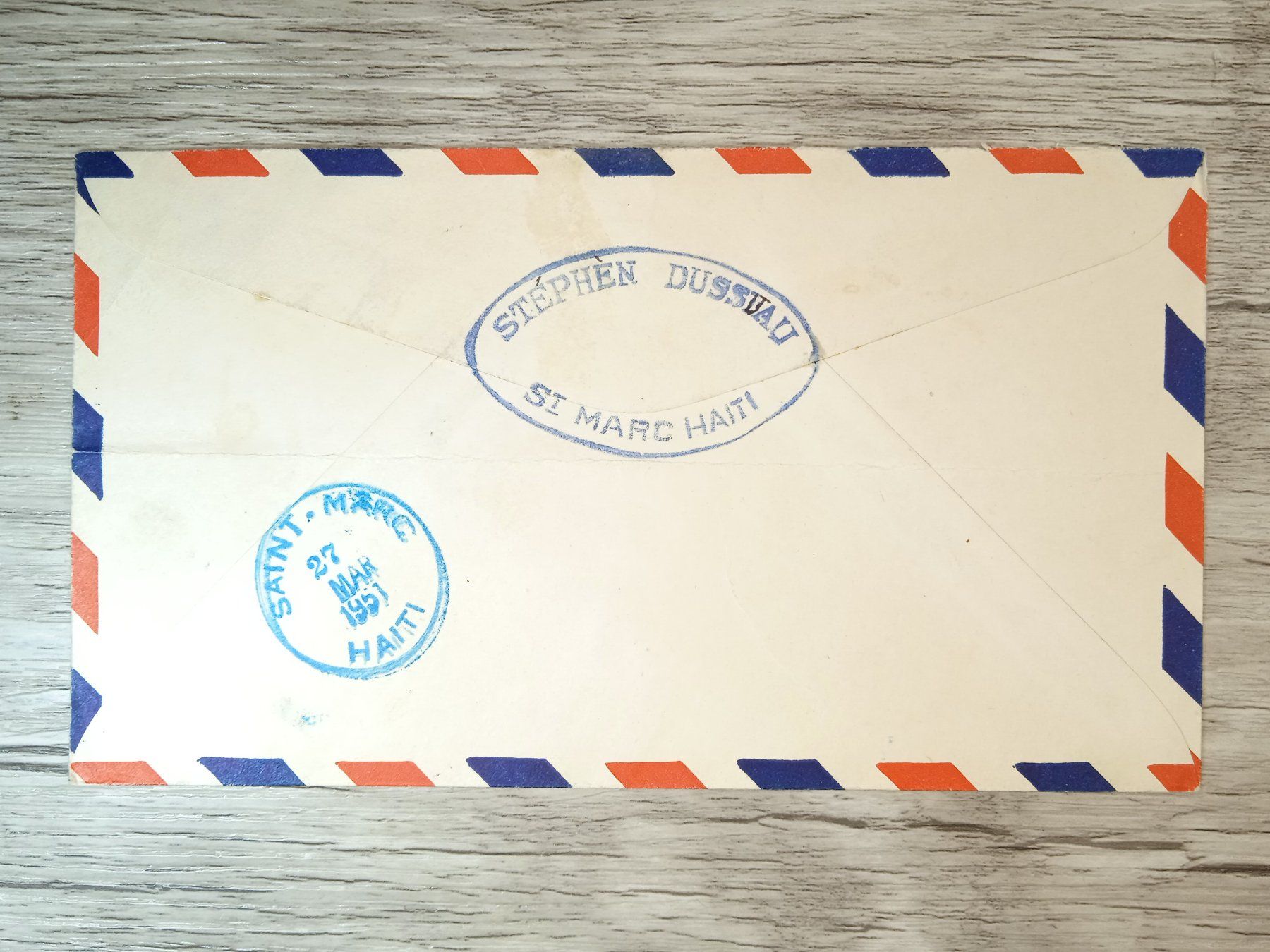 Tutti i francobolli: TR63 Enveloppe + Timbre Haiti 1951 – Usato da Cousset venduto da Patrick_Collections 1