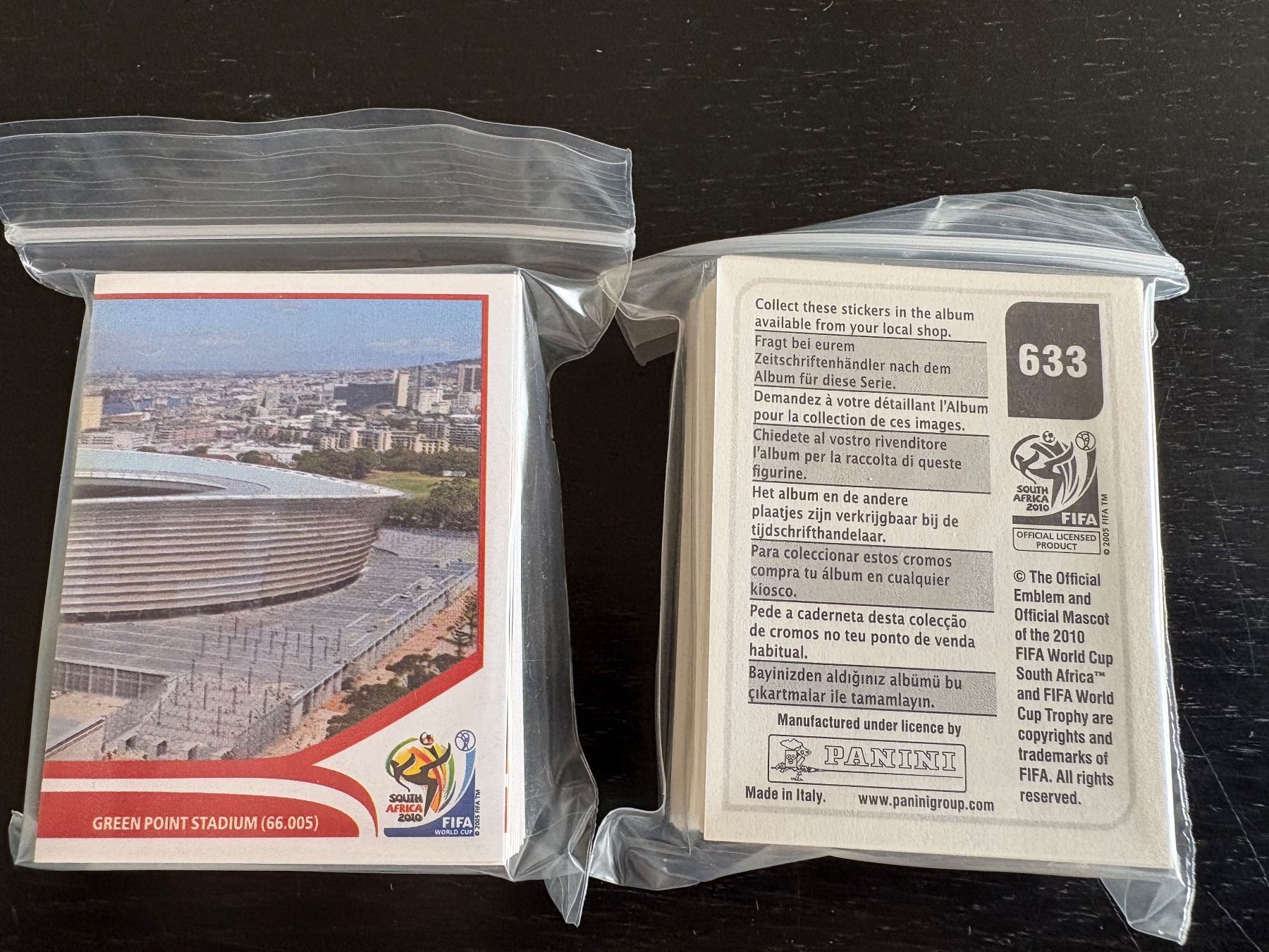 Topps Carte collezionabili: Panini 2010, Set a 100 Sticker – Nuovo (secondo la descrizione) da Ettingen venduto da flo1988