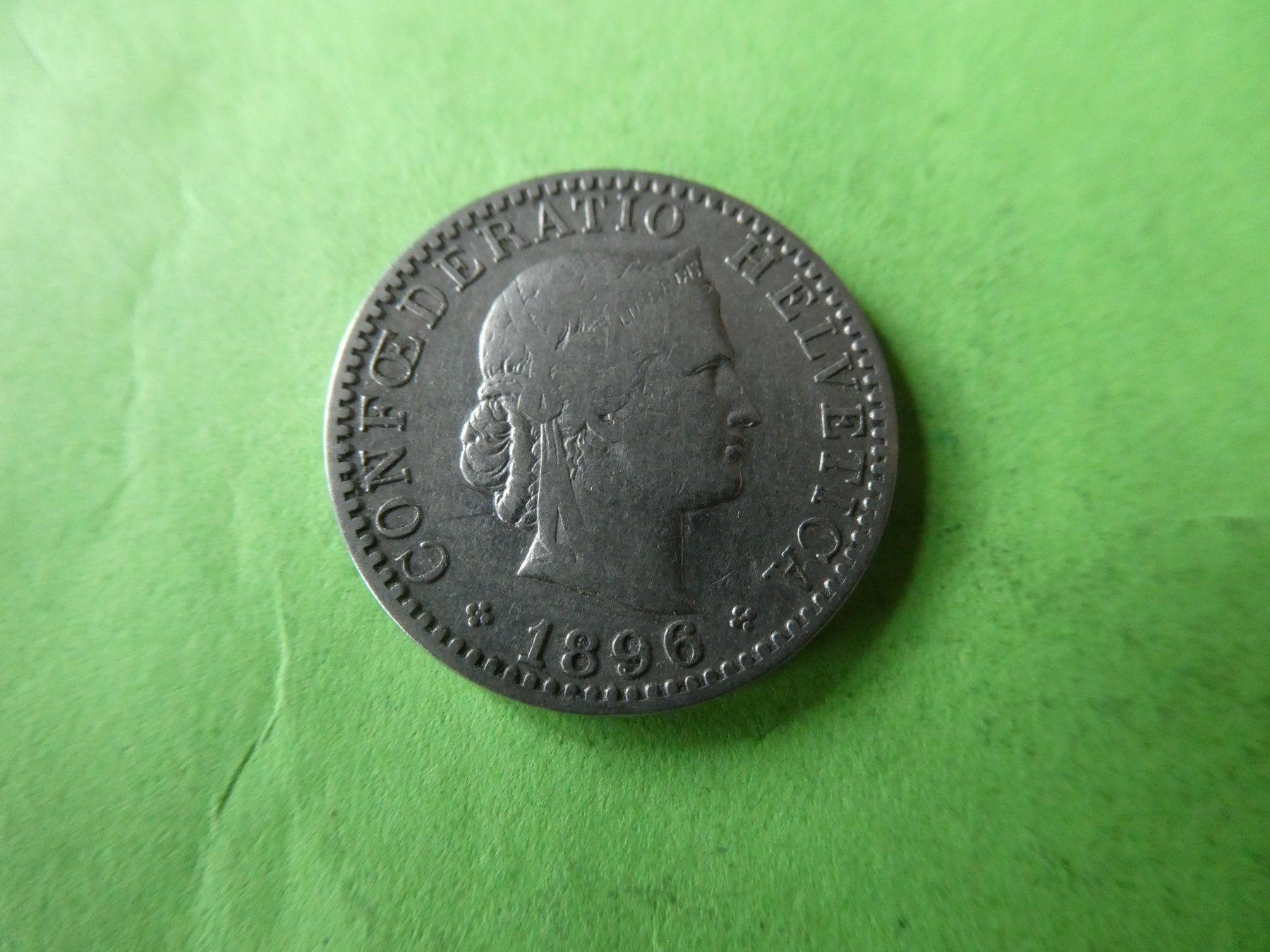 Tutti le monete: Schweiz 1896,  20 Rappen – Usato da Hinterforst venduto da Rohusri