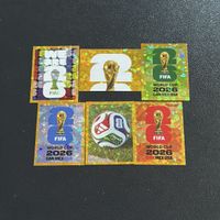 Panini FIFA WM Sticker 6 Stück