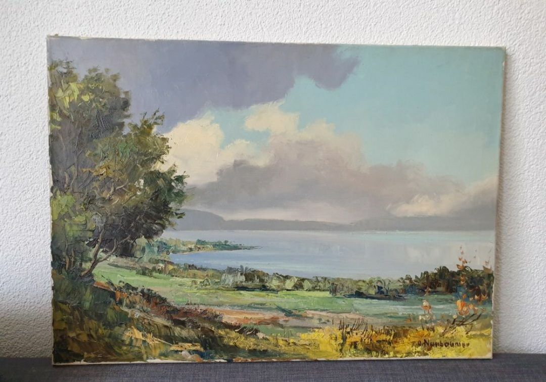 Gemälde: Landschaft, Öl. Autor unbekannt. – Gebraucht aus Bern von ell_zz8b 7