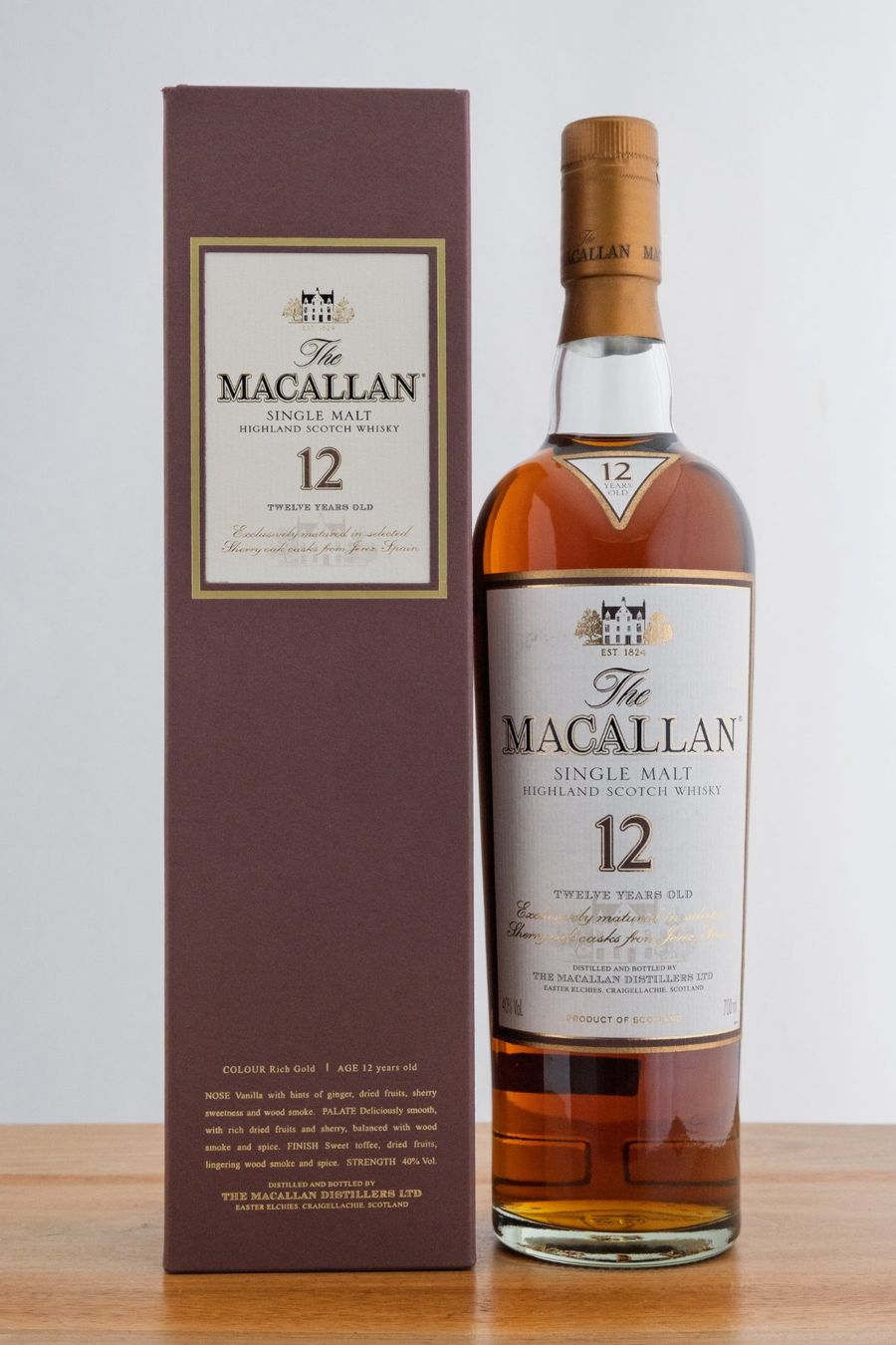 Macallan Bevande alcoliche: Macallan - 12Y - Old Bottling – Nuovo e nell'imballaggio originale da Zofingen venduto da maltpoint