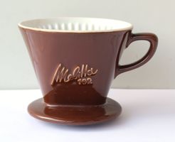 Melitta 102 Kaffeefilter Porzellan braun