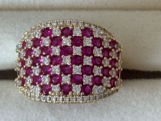 Ringe: Luxus Elegante Gr.19/9 Ring Farbe: Gold/rot – Neu (gemäss Beschreibung) aus Biel-Bienne von Roserosse13 7