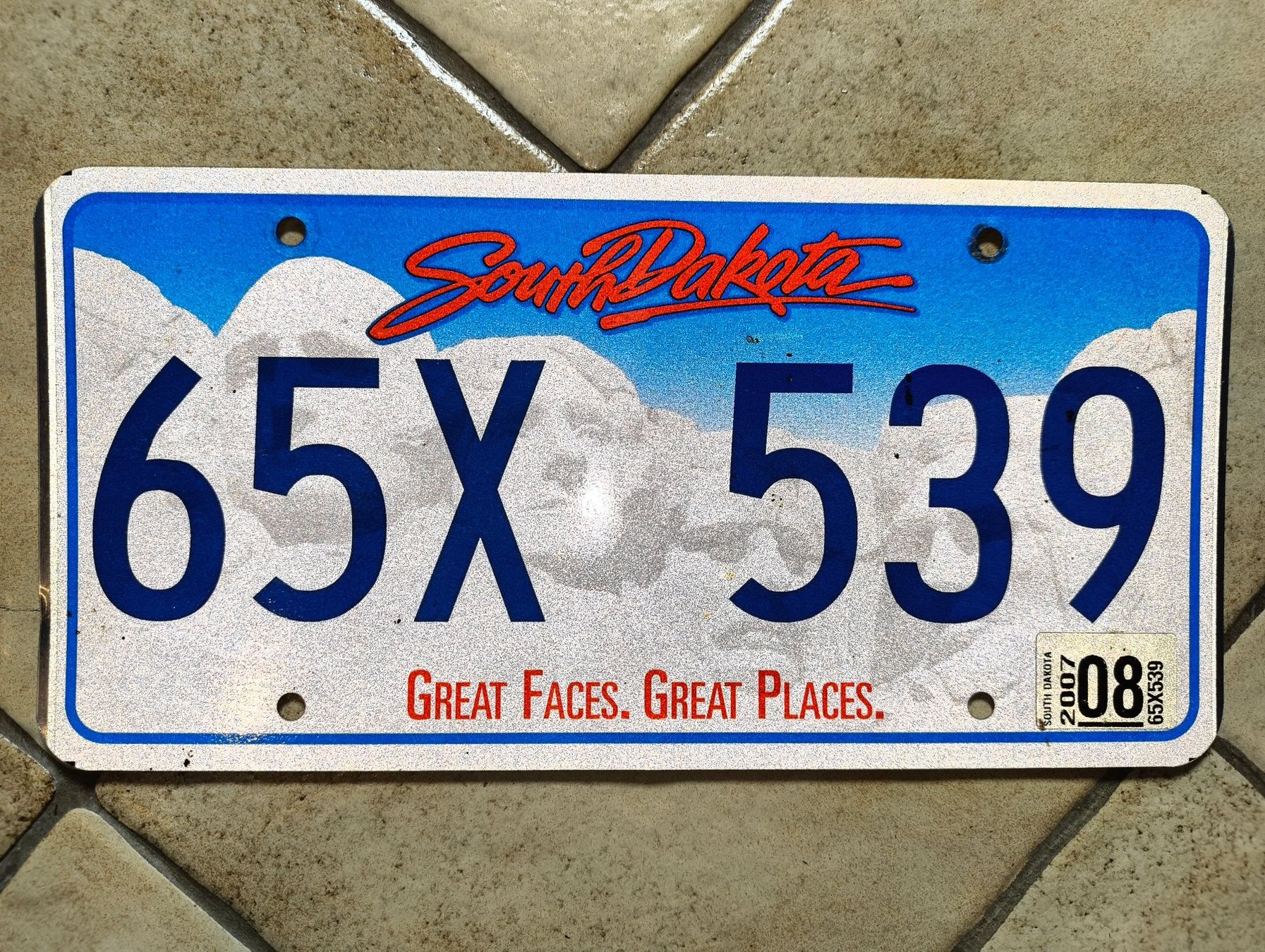 Schilder: Plaque USA South Dakota – Gebraucht aus Romanel-s-Lausanne von rap_y9g5