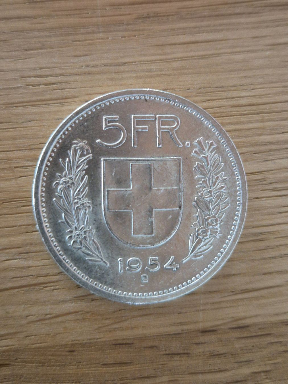 Toutes les monnaies: 5 Franken 1954 - Silber - Top-Stück! – D'occasion à Mels par Goldenfalcon