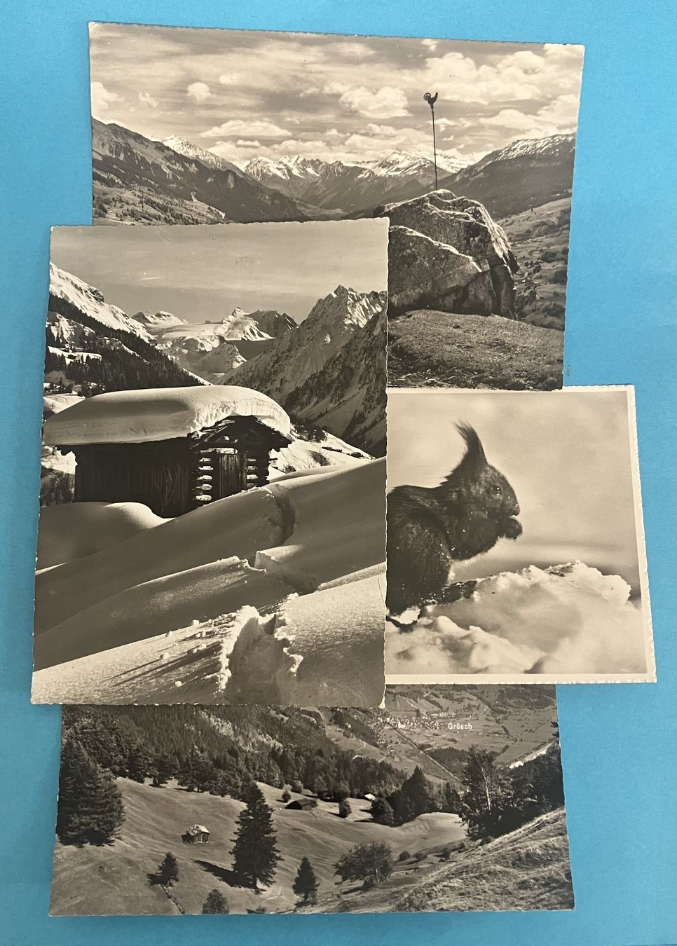 Cartoline postali: 9 ANSICHTSKARTEN PRÄTTIGAU – Usato da Oberwil BL venduto da SALOB 1