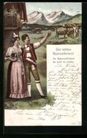 Paar in Tracht im Appenzellerland