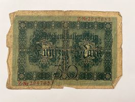 fünfzig 50 mark august 1914 - 1.Weltkrieg