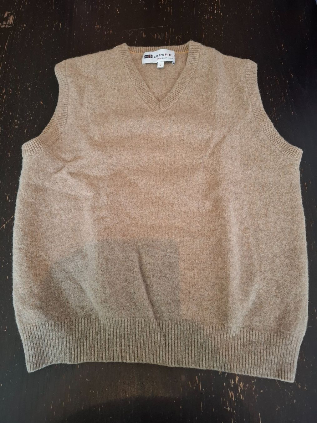 Maglioni & Felpe: Crewfield Lambswool Pullunder Beige Grösse M-Top! Neuwertig – Nuovo (secondo la descrizione) da Meilen venduto da Anfield1 5