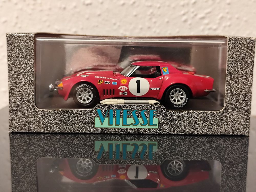 DAS TOP MODELL CORVETTE LE MANS 1971 ECURIE LEOPARD 1:43 (Neu und