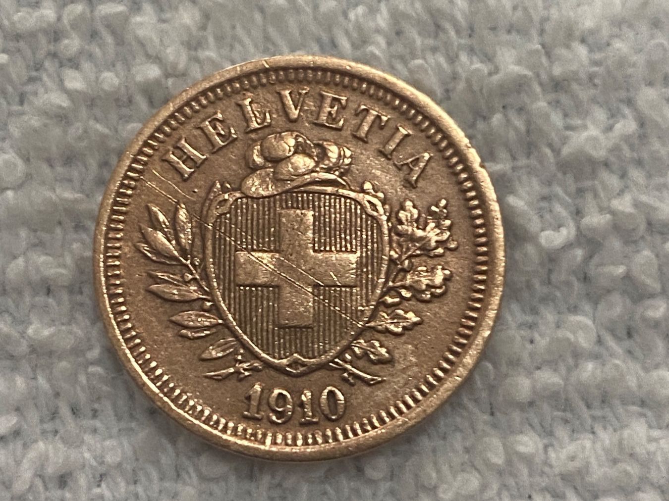 Alle Münzen: 1 centime/Rappen 1910 – Gebraucht aus Nyon von Ilmi09
