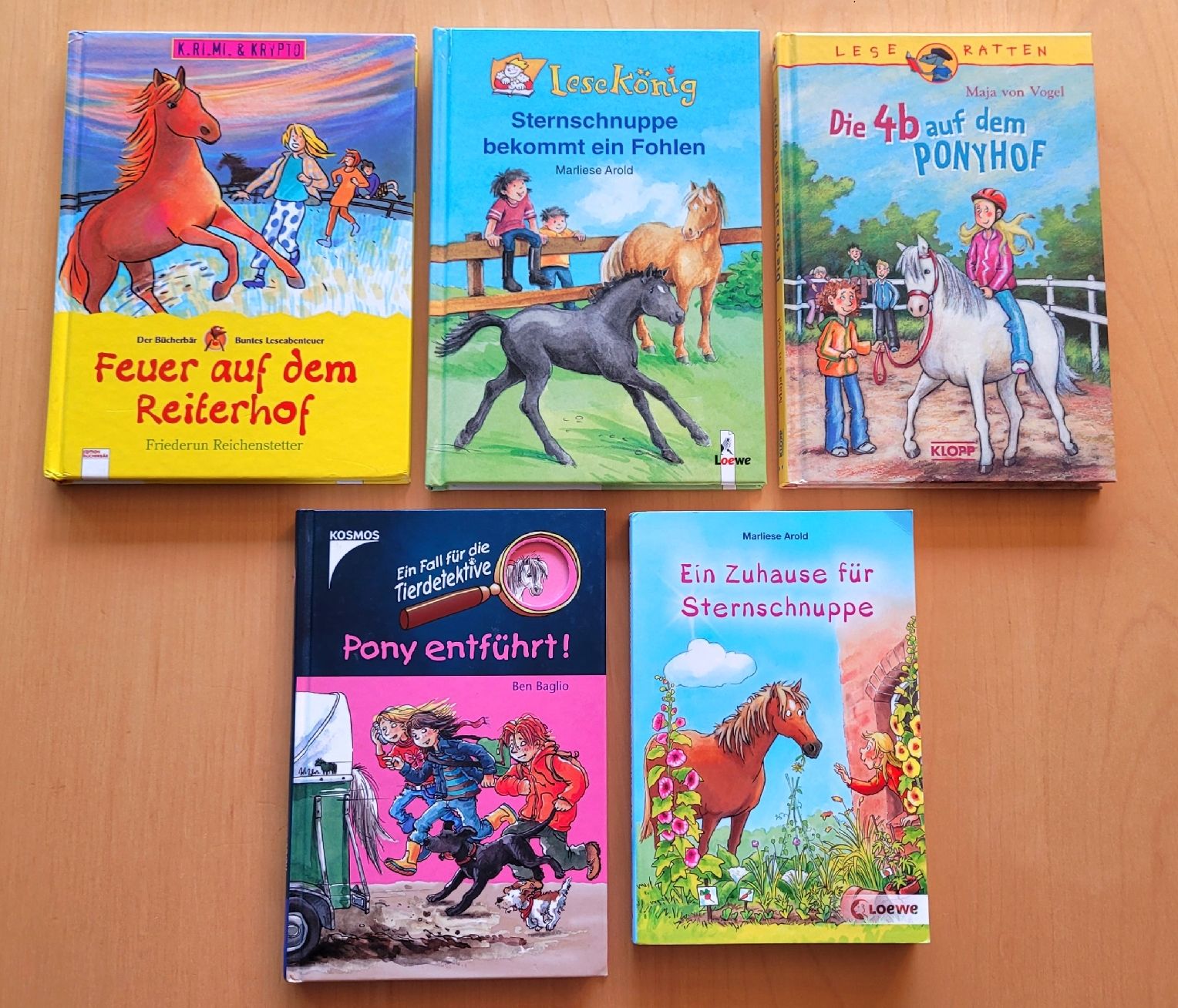Libri: 5 Pony-Lesebücher ab 8 J. – Usato da Madiswil venduto da Laubfleck
