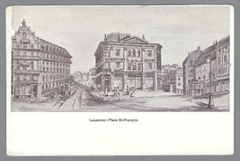 LAUSANNE, PLACE ST. FRANCOIS, *