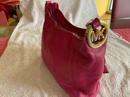 Sac à main en cuir rose bandoulière /Handtasche Michael Kors