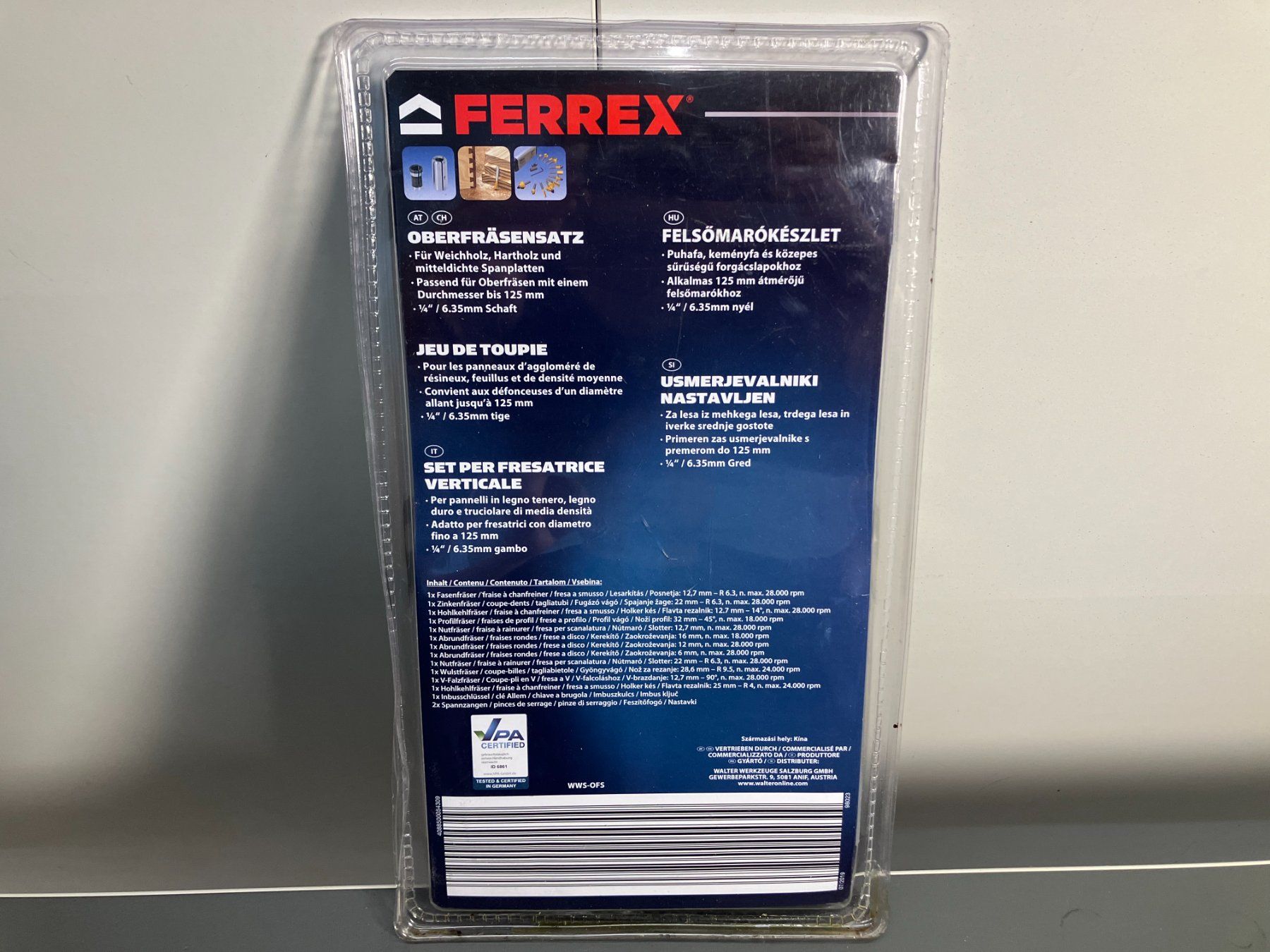 Ferrex Tutti gli attrezzi: neues FERREX Oberfräsensatz Set ab 1.- – Nuovo (secondo la descrizione) da Lichtensteig venduto da Buy24International 3