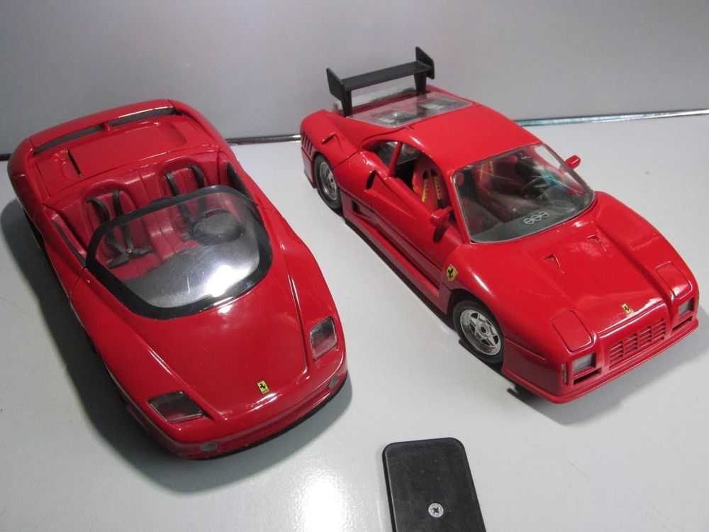 Miniature Ferrari Mythos Revell, échelle 1/18, Métal Rouge, Occasion