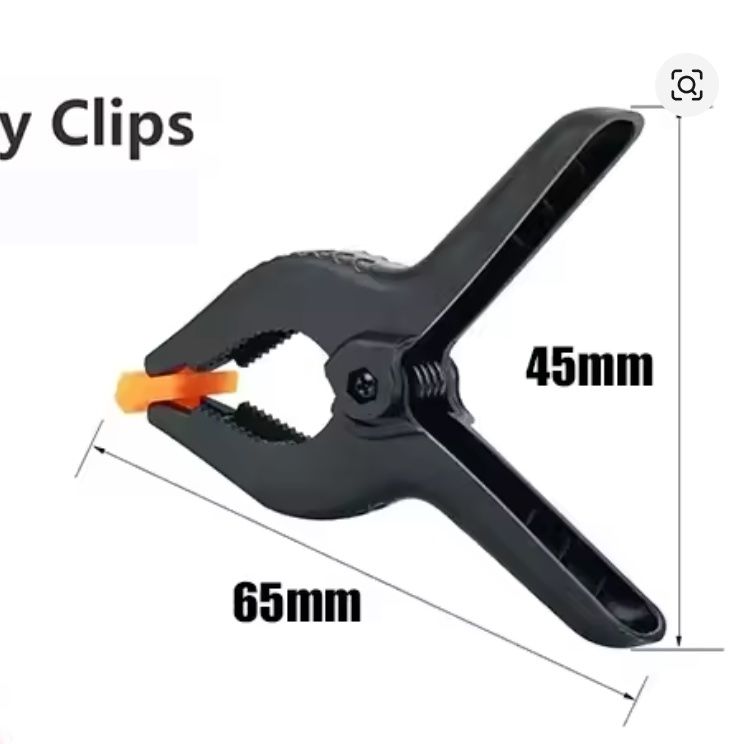 Pinces de serrage en plastique 6 pièces (6,5 cm) réparation (Neuf avec ...