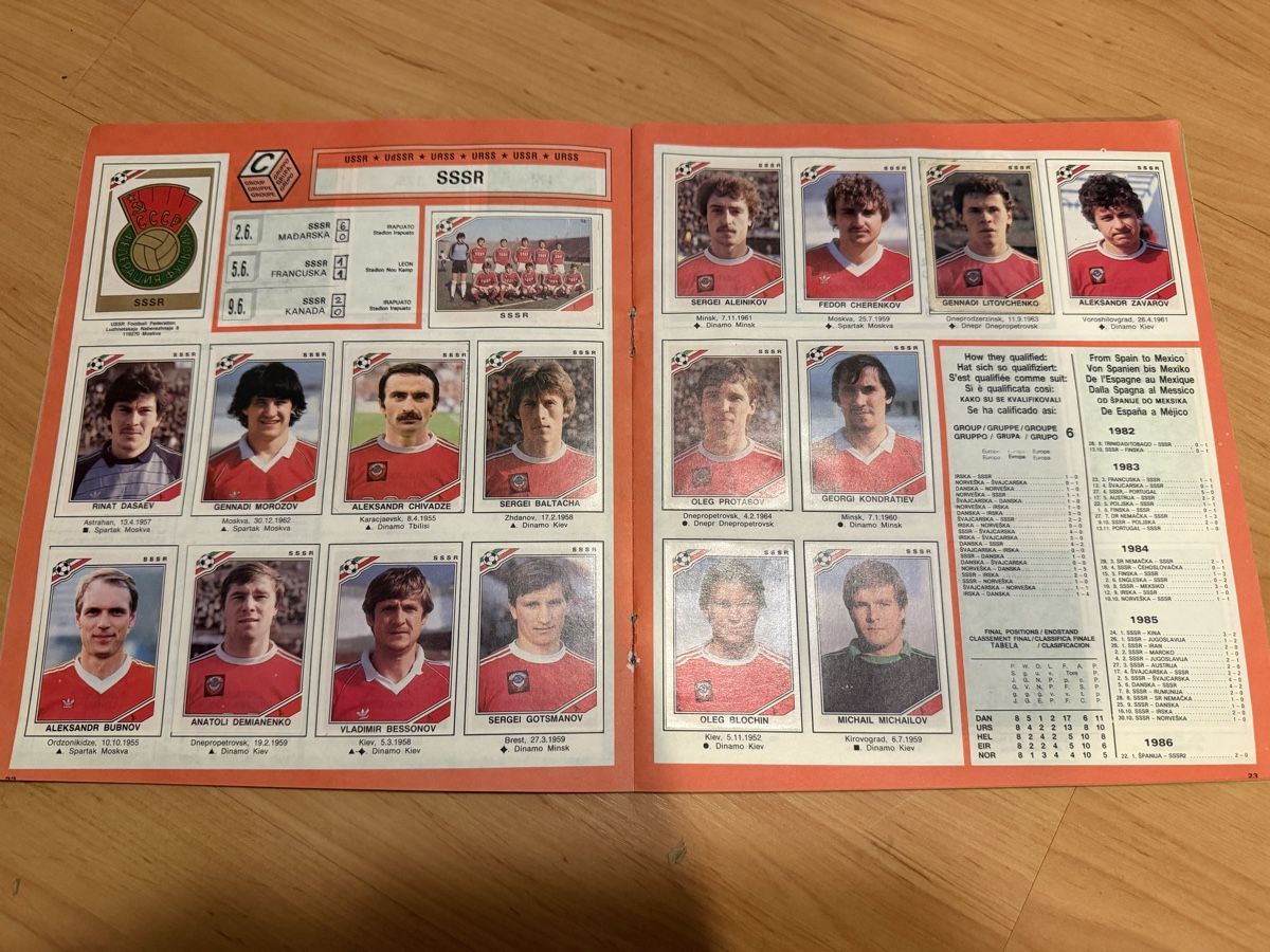 Panini Album: Album panini complet Mexico 86 – Usato da Brügg BE venduto da Fred777 7