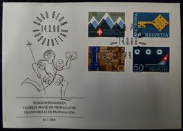 Werbepostmarken 1968