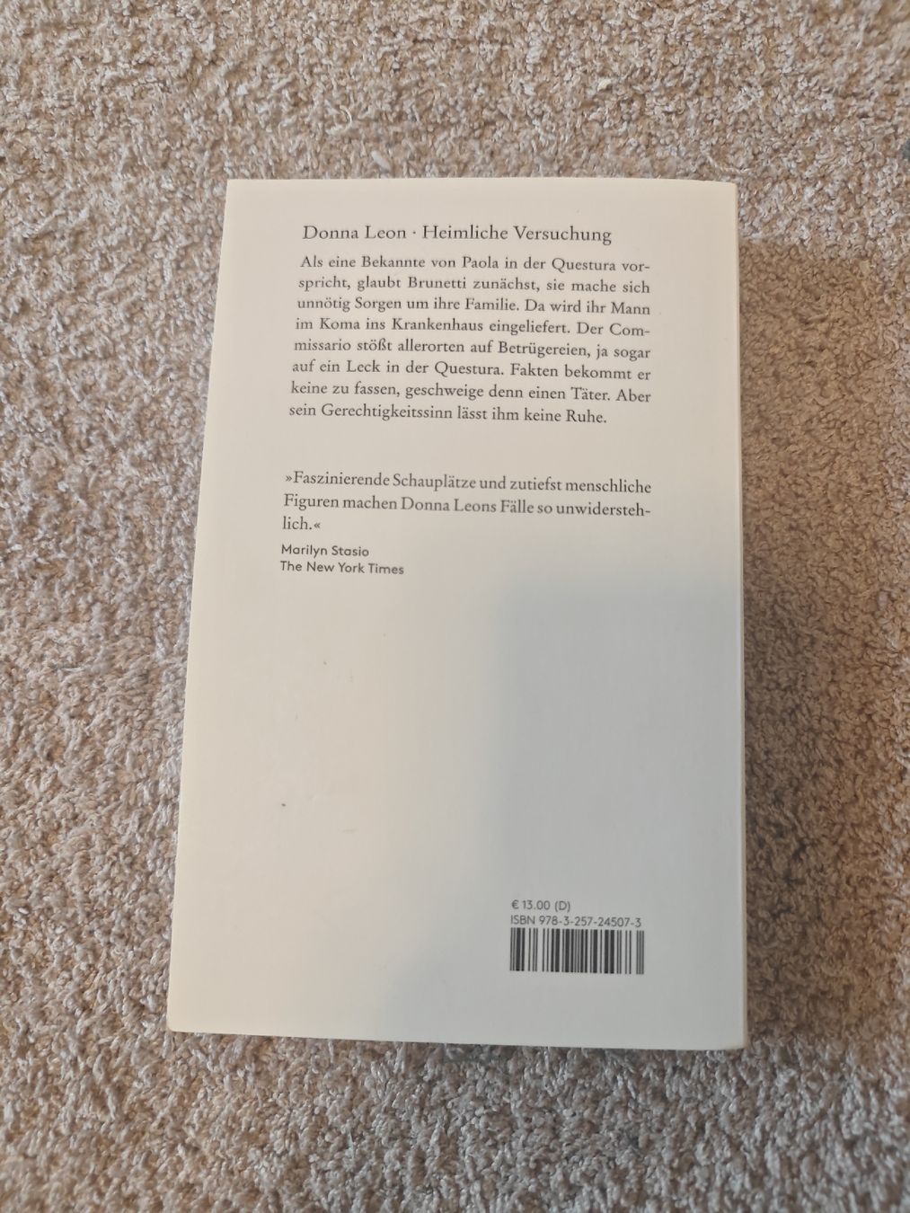 Libri: Heimliche Versuchung - Donna Leon – Usato da Zumikon venduto da miiracl 1