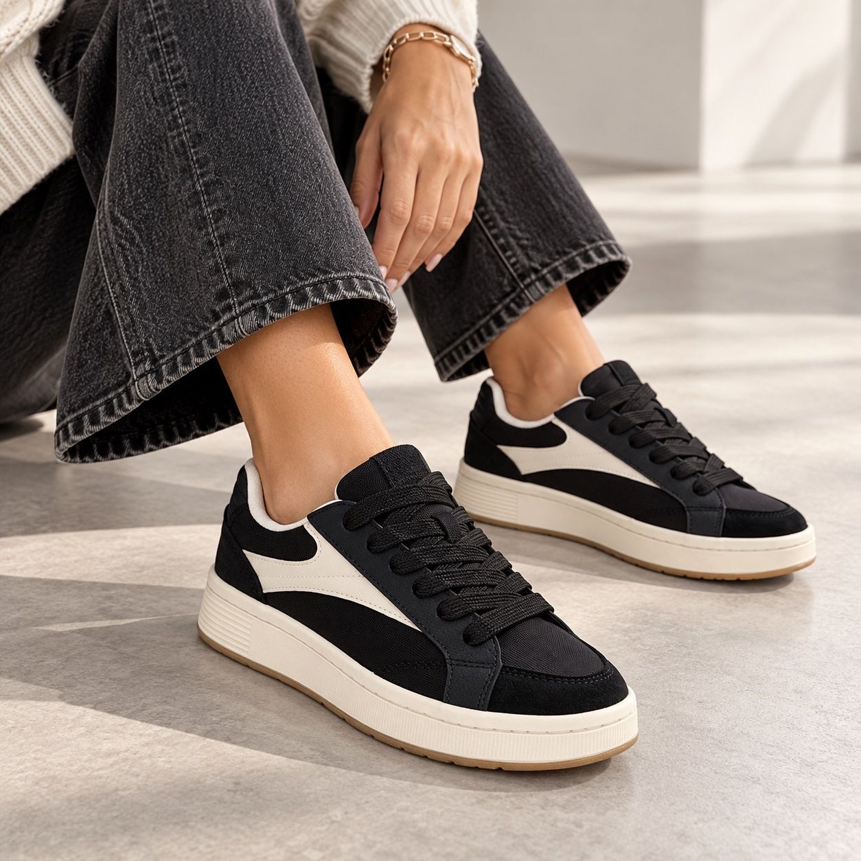 Zara Chaussures femmes: ZARA schwarze Sneaker Gr.39 NEU – Neuf avec emballage d'origine à Rotkreuz par ILURENA