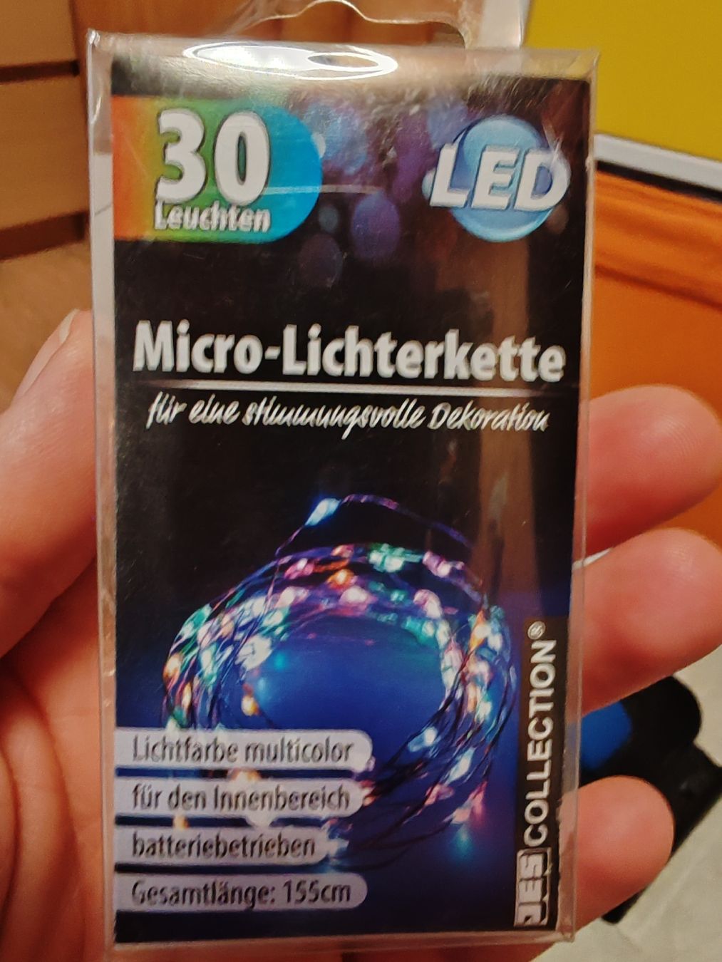Ghirlande e barre luminose: LED Micro-Lichterkette, 30 Lichter, Neu, Stimmungsvoll – Nuovo e nell'imballaggio originale da Untervaz venduto da DoniWii1985