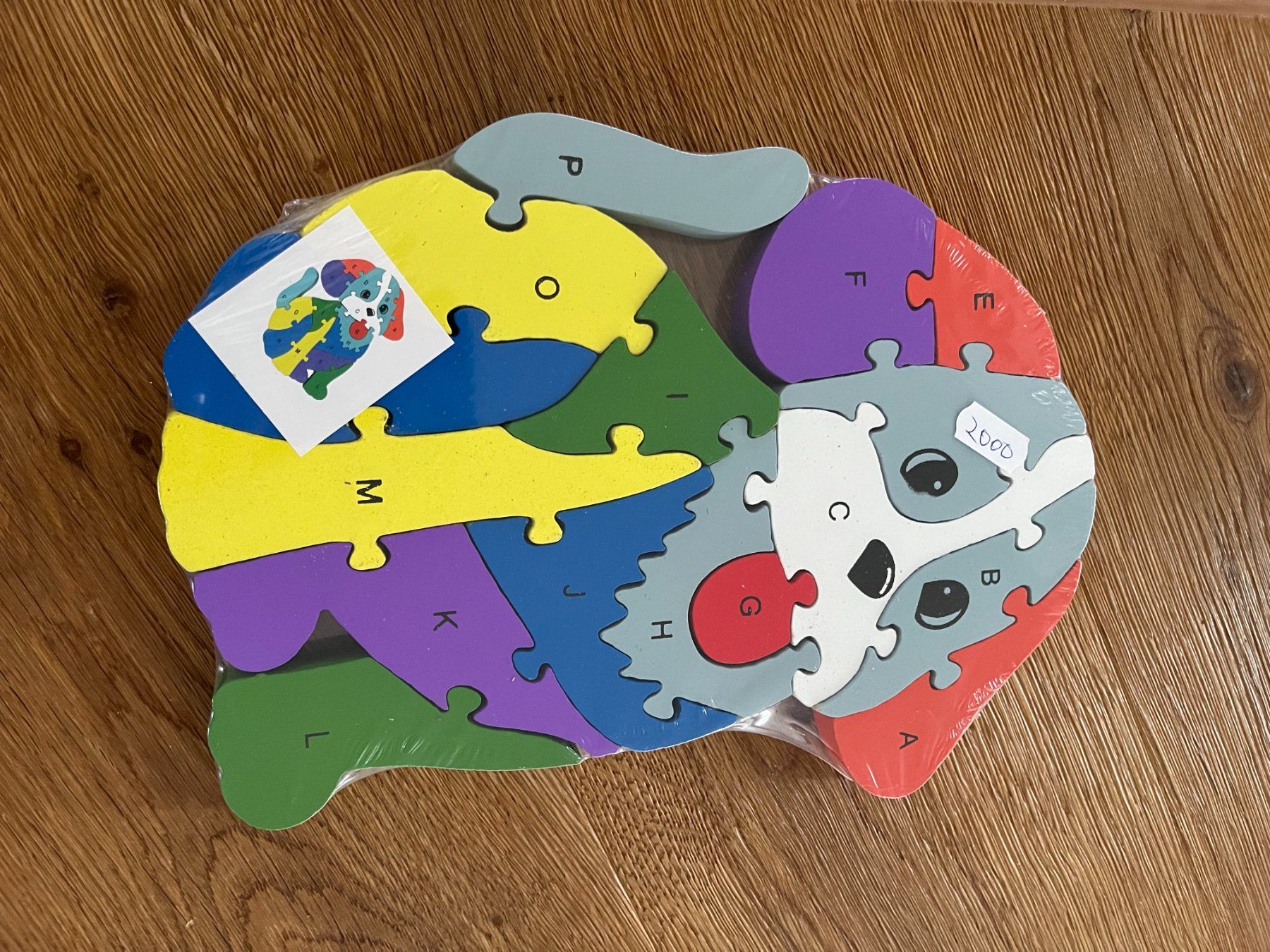 Puzzle: Großes Puzzle aus Holz – Nuovo e nell'imballaggio originale da Wolfwil venduto da NewGirl