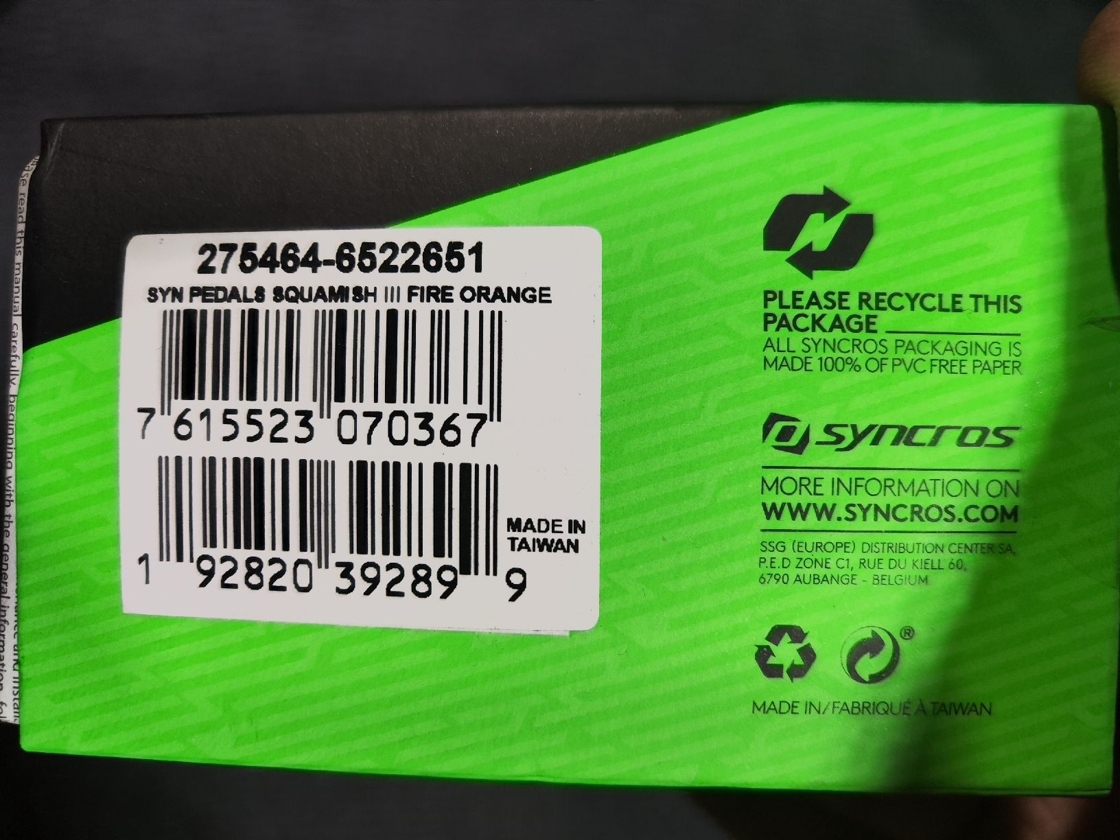 Syncros Pezzi di ricambio: Syncros Flat Pedals Orange – Nuovo e nell'imballaggio originale da Neuendorf venduto da Dertovo 2
