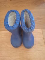 Gummistiefel landi Spirale blau gefüttert