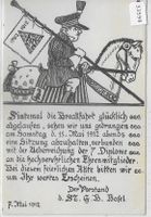 Basel - Künstlerkarte - Vorstand G.B. Mai 1912