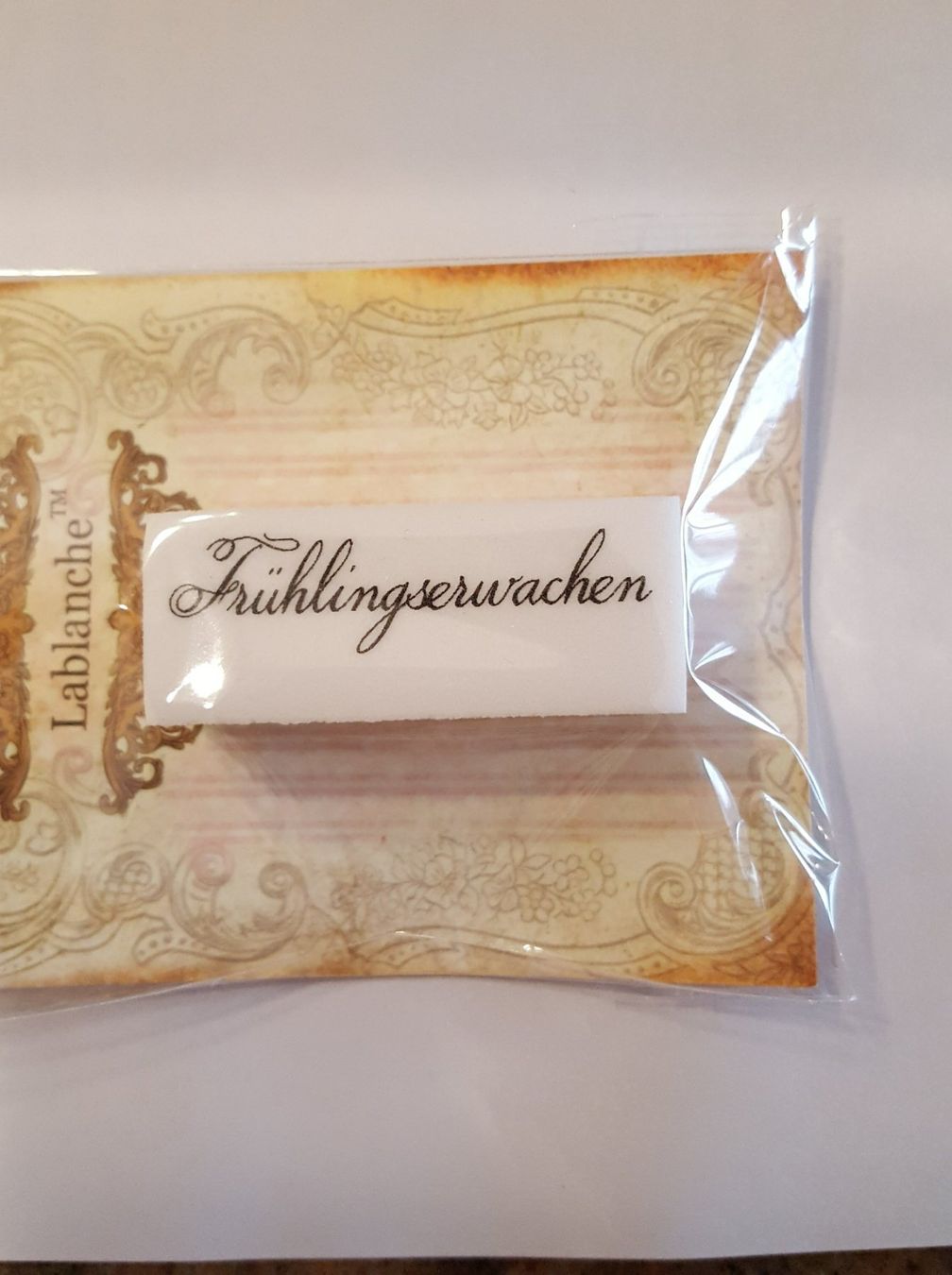 Timbri: Motivstempel Sprüche La Blanche – Nuovo e nell'imballaggio originale da Würenlingen venduto da Striga