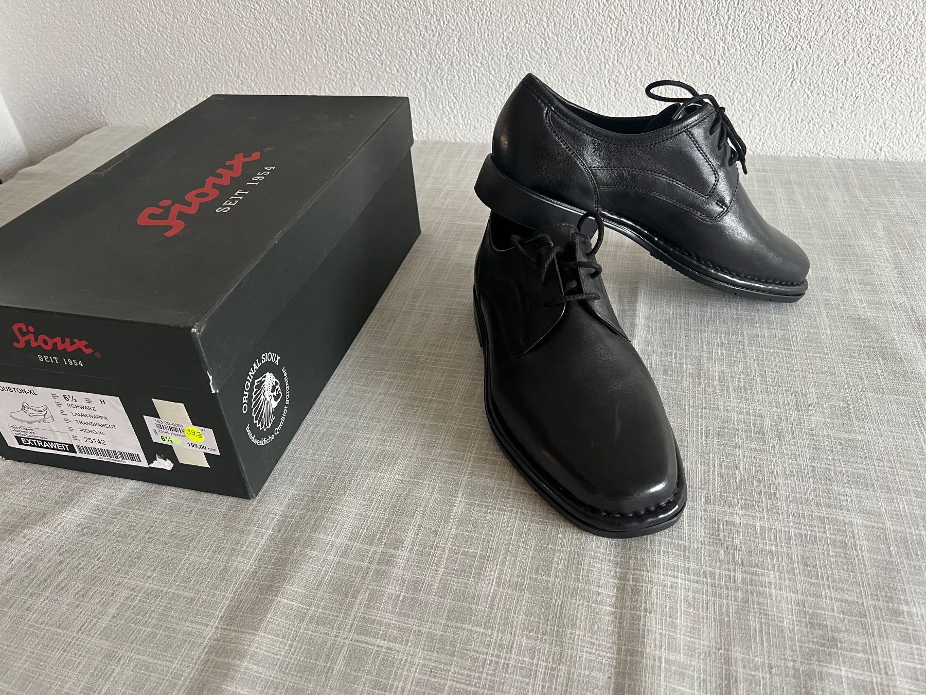 Scarpe da uomo: SIOUX. Herren Schuh Gr.39.5 schwarz. – Nuovo e nell'imballaggio originale da Frauenfeld venduto da dilili 3