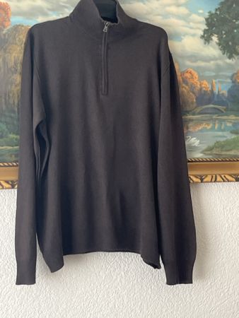 Unisex braunPuli,GrL-SeideKaschmir,Frisch Gereinigt,Top(K5
