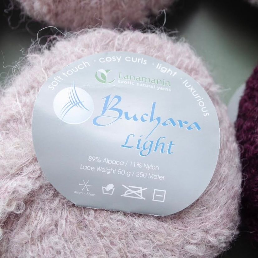 Lana: Alpaka Bouclé Garne - Bordeaux & Rosa – Nuovo e nell'imballaggio originale da Ostermundigen venduto da asi_jqt5 1