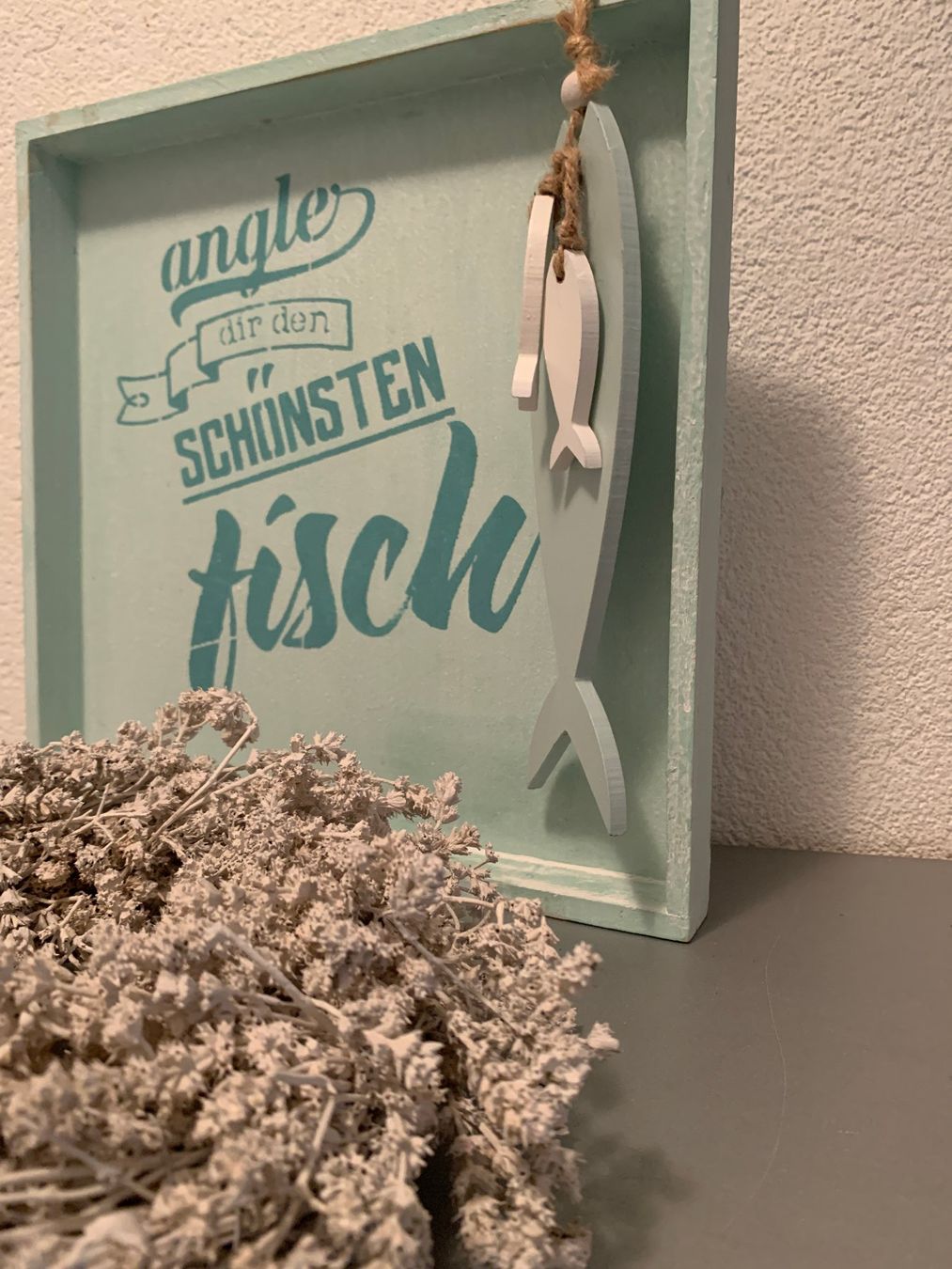 Insegne: angle dir den schönsten Fisch, 3D-Schild,  handmade, unikat – Nuovo (secondo la descrizione) da St. Gallen venduto da Miousch 5