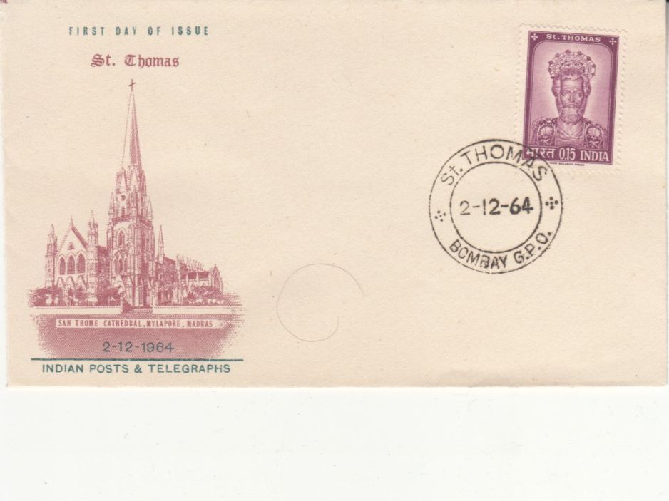 Tutti i francobolli: Indien Mi 379 FDC – Usato da Bürglen TG venduto da StampGraf