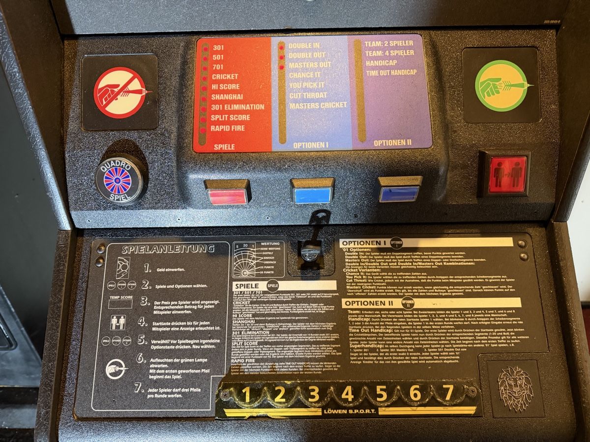 Machines à sous: Löwen HB8 Turnier-Dartautomat  – D'occasion à Zürich par Syossmen 9