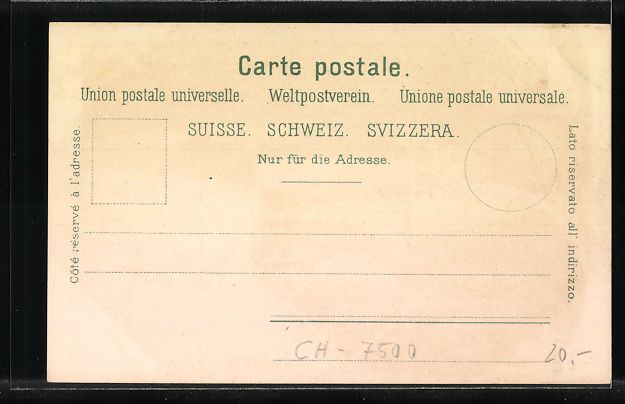 Cartoline postali: Litho St. Moritz, Panorama mit Ort und G – Usato da Berlin venduto da bartko-reher 1