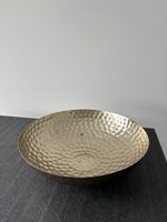Deko Schale Gold 37cm Durchmesser 