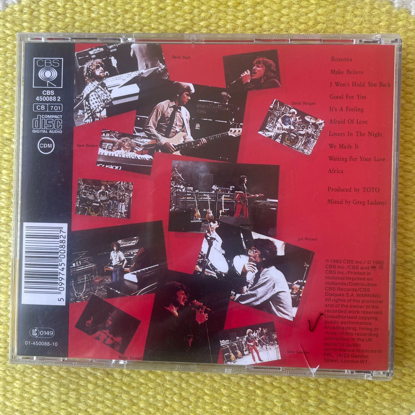 CD: TOTO-TOTO IV – Usato da Rorschacherberg venduto da CD-Roli 1