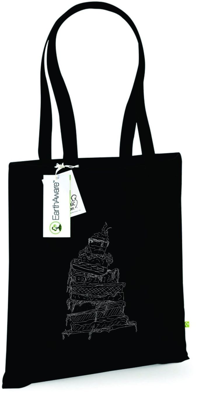 Borse: Sketches Collection Canvas Tasche - Torte – Nuovo e nell'imballaggio originale da Münchenbuchsee venduto da Monali