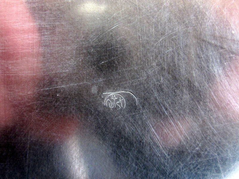 Schalen: Henkelschale mit Glaseinsatz, Quist Deutschland, versilbert – Gebraucht aus Bischofszell von raika 5