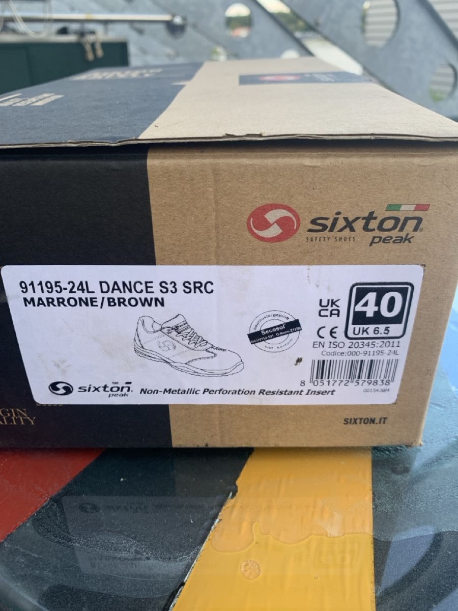 Scarpe da uomo: Sixton Peak Stahlkappenschuh Gr. 40 – Nuovo e nell'imballaggio originale da Rain venduto da 11. 1