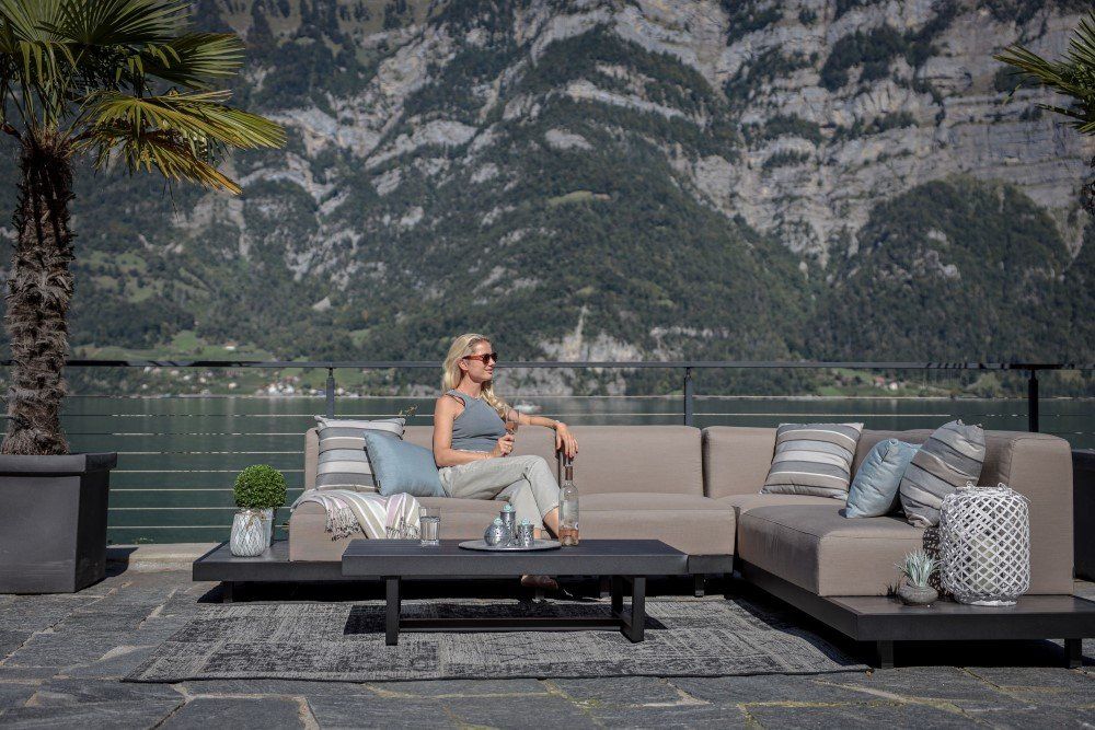 Sofas: Allwetter Lounge - Sunbrella Gartenlounge – Neu und originalverpackt aus Bern von rattan-lounge
