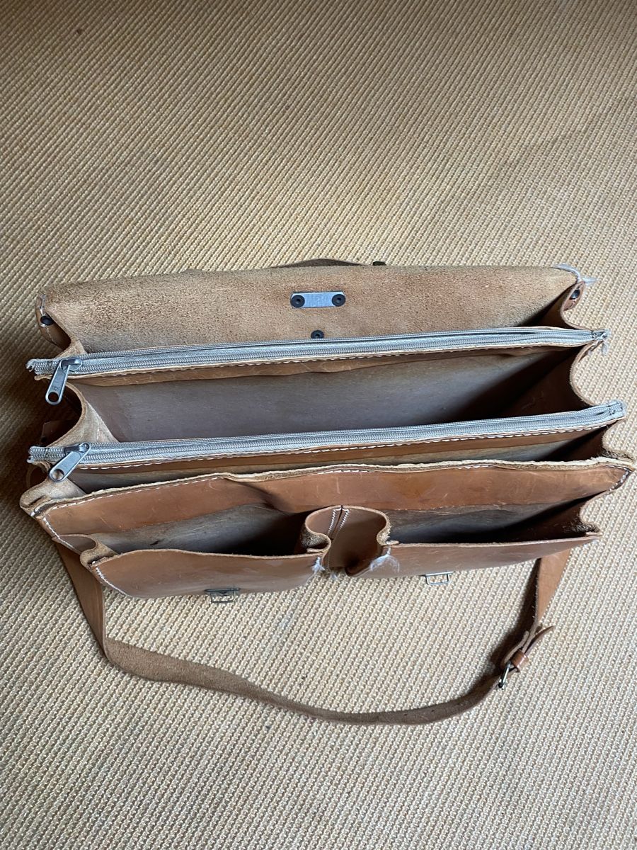 Borse: Ledertasche Original Reiter, braun, Used-Look – Usato da Bern venduto da moiramoira 1